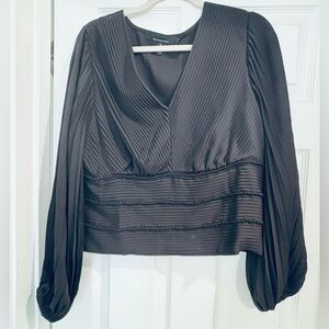 White House Black Market Elegant Black Top